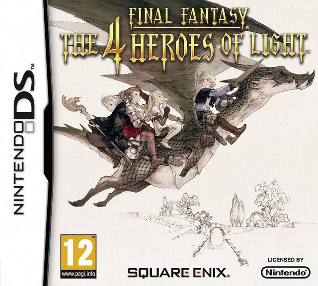 The coverart image of Final Fantasy: The 4 Heroes of Light