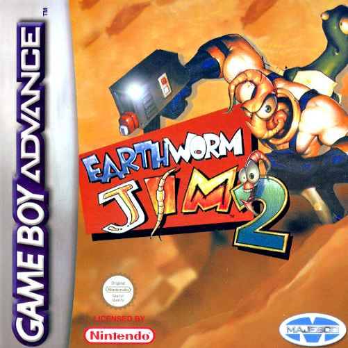The coverart image of Earthworm Jim 2