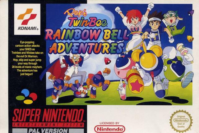 The coverart image of Pop'n TwinBee: Rainbow Bell Adventures