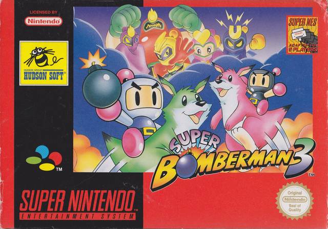 The coverart image of Super Bomberman 3 