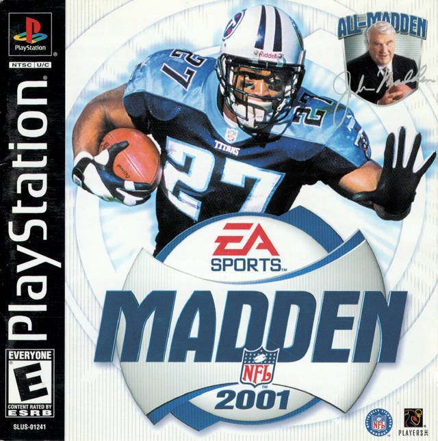 The coverart image of Madden NFL 2001