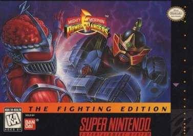 The coverart image of Mighty Morphin Power Rangers - The Fighting Edition 