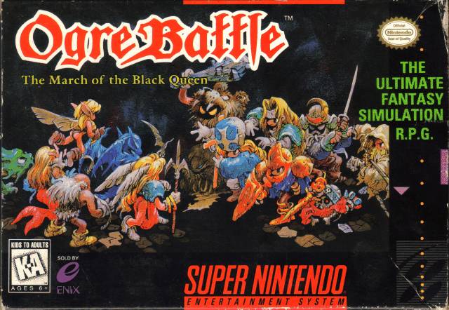 The coverart image of Ogre Battle: The March of the Black Queen 