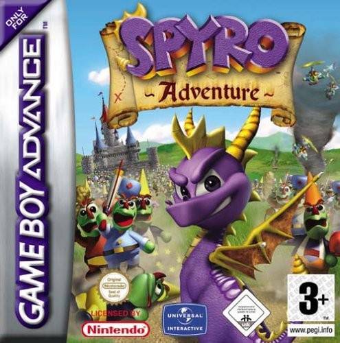 The coverart image of  Spyro Adventure