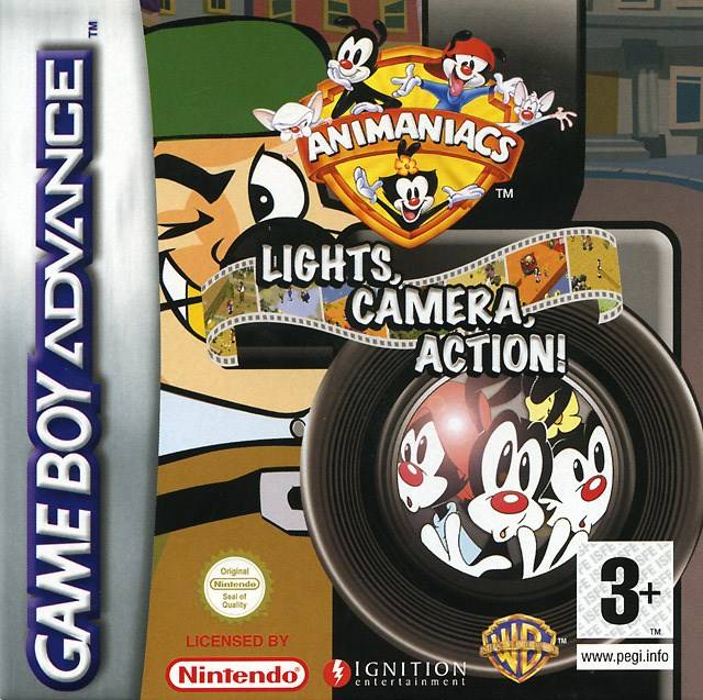 The coverart image of Animaniacs: Lights, Camera, Action!