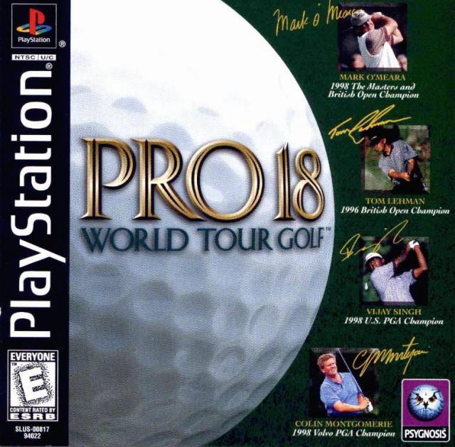 The coverart image of Pro 18: World Tour Golf