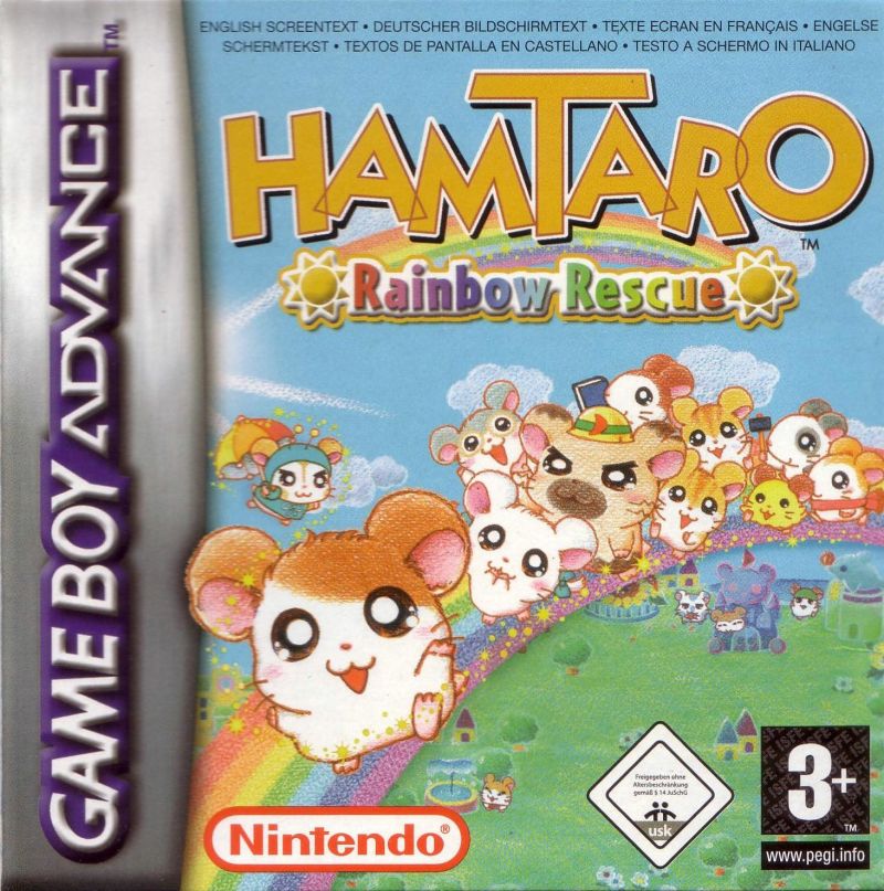 The coverart image of Hamtaro - Rainbow Rescue