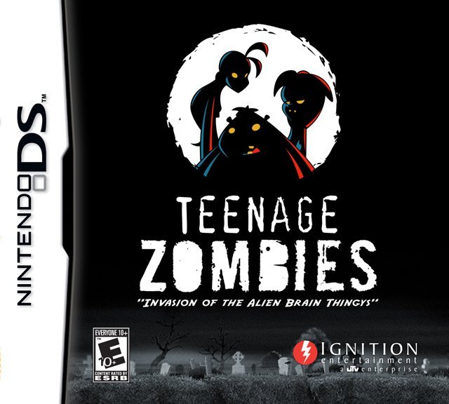 The coverart image of Teenage Zombies: Invasion of the Alien Brain Thingys
