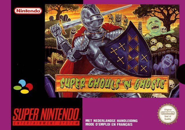 The coverart image of Super Ghouls'n Ghosts 