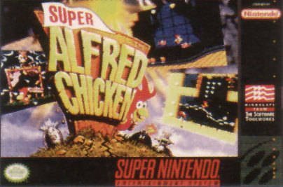 The coverart image of Super Alfred Chicken 