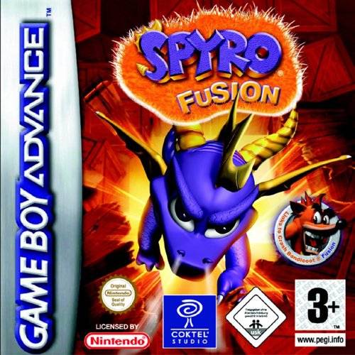 The coverart image of Spyro Fusion 