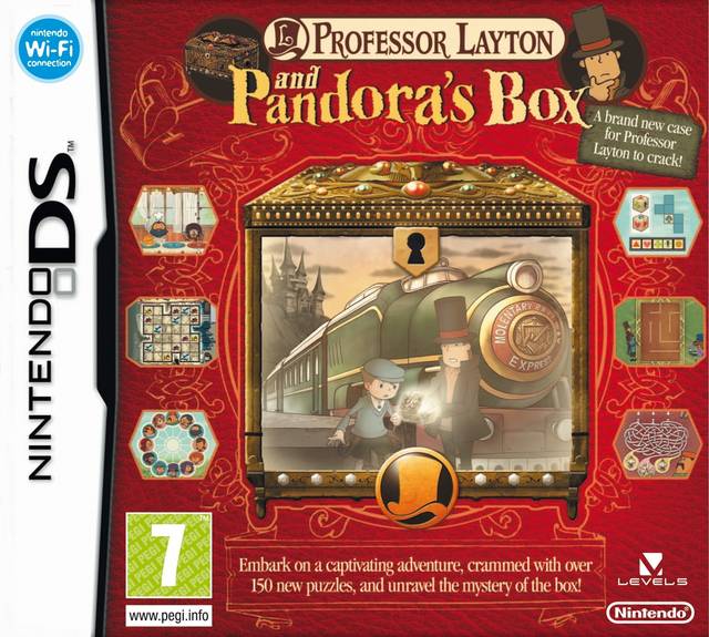The coverart image of Professor Layton and Pandora's Box 