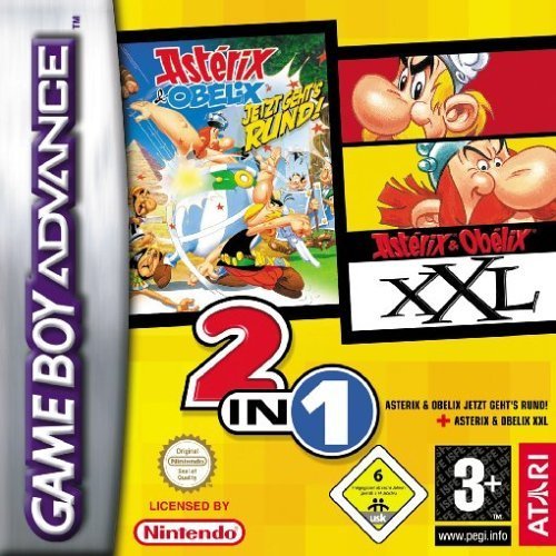 The coverart image of  2 in 1: Asterix and Obelix 