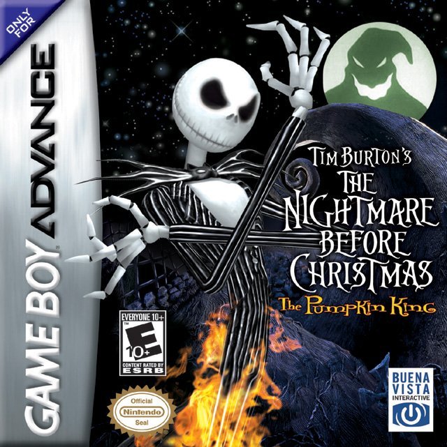 The coverart image of Tim Burton's The Nightmare Before Christmas - The Pumpkin King