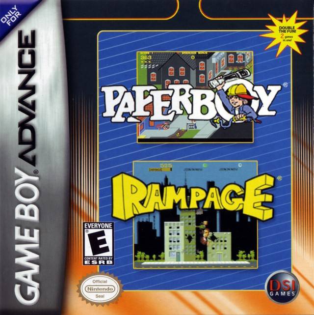 The coverart image of Paperboy & Rampage 