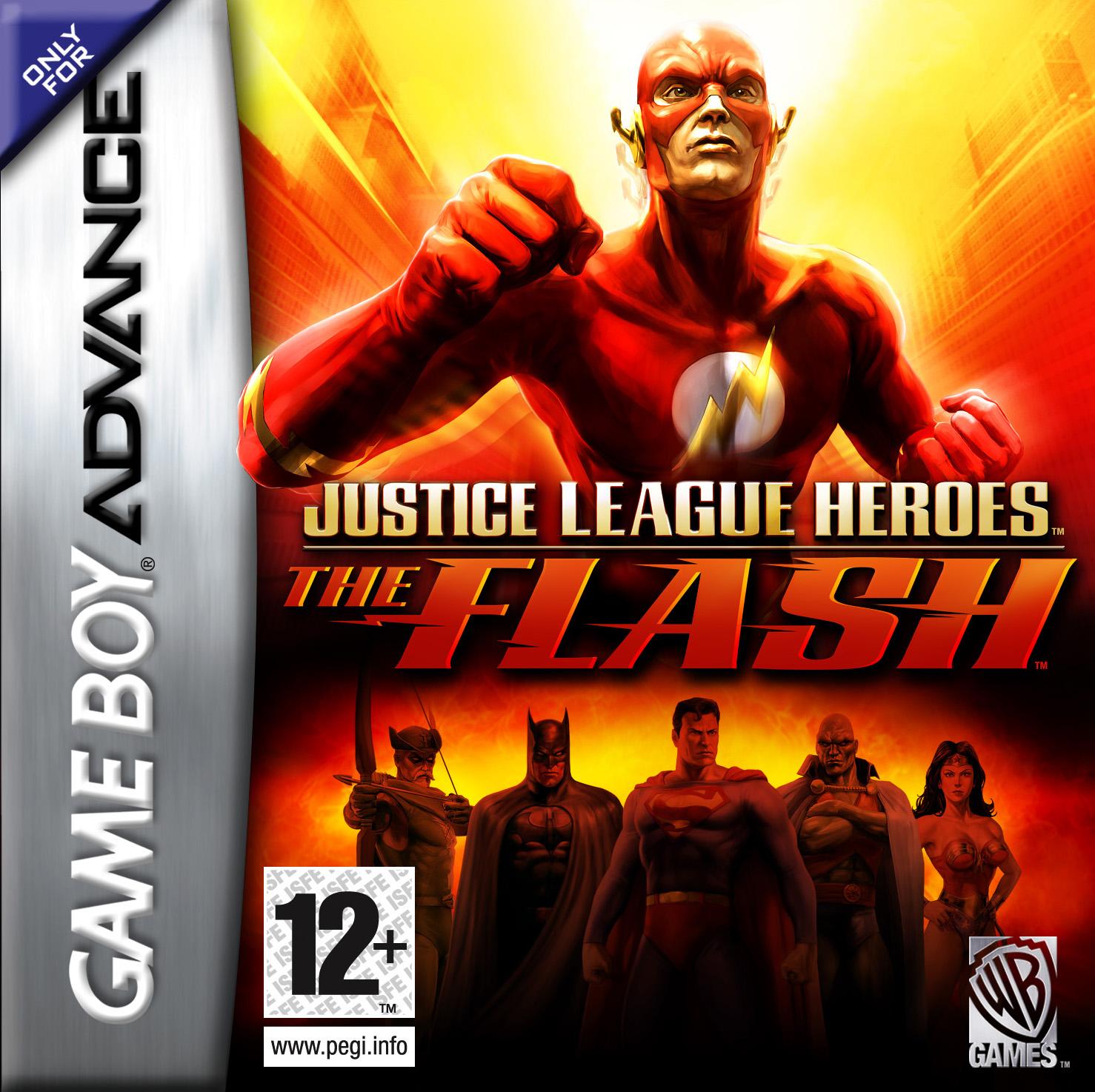 The coverart image of Justice League Heroes - The Flash