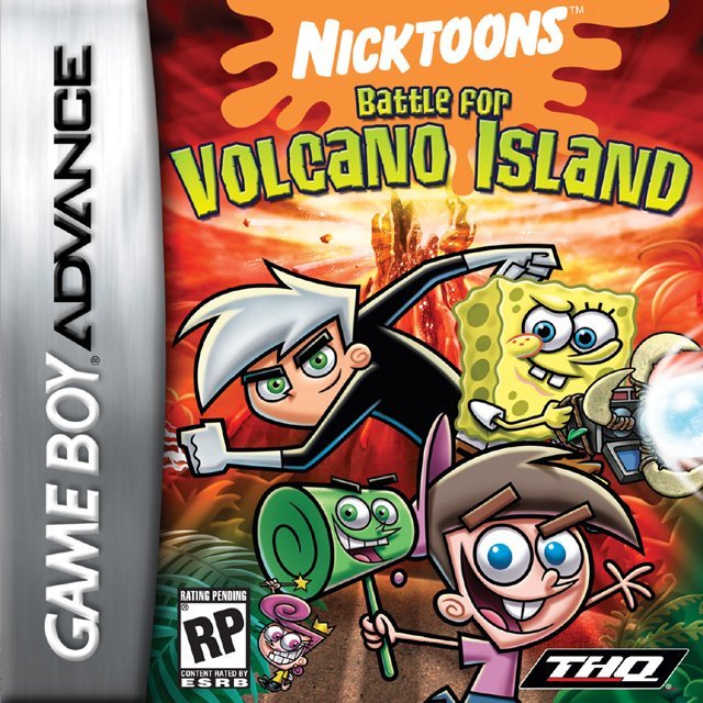 The coverart image of Nicktoons - Battle for Volcano Island 