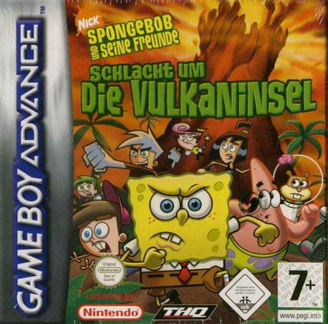 The coverart image of SpongeBob SquarePants and Friends - Battle for Volcano Island