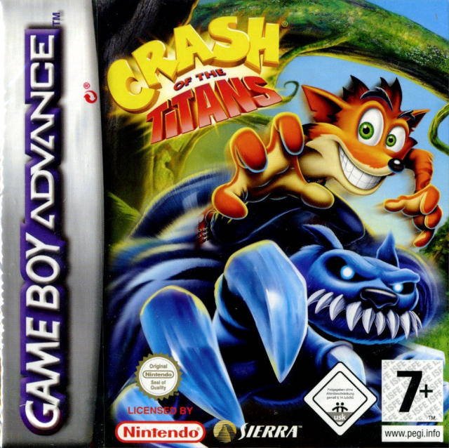 The coverart image of Crash of the Titans 