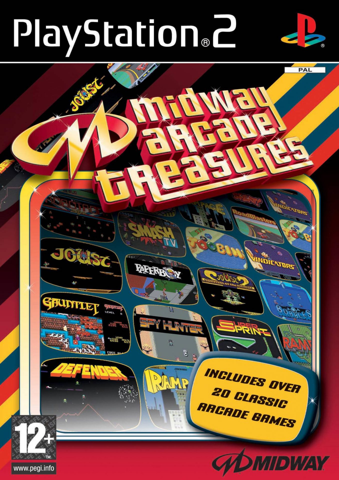 The coverart image of Midway Arcade Treasures