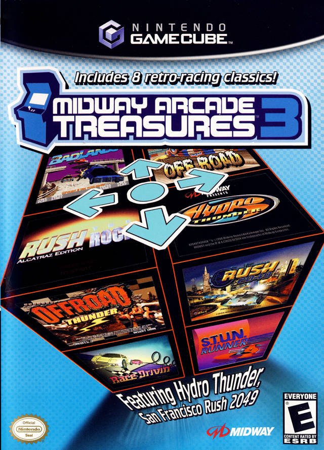 The coverart image of Midway Arcade Treasures 3