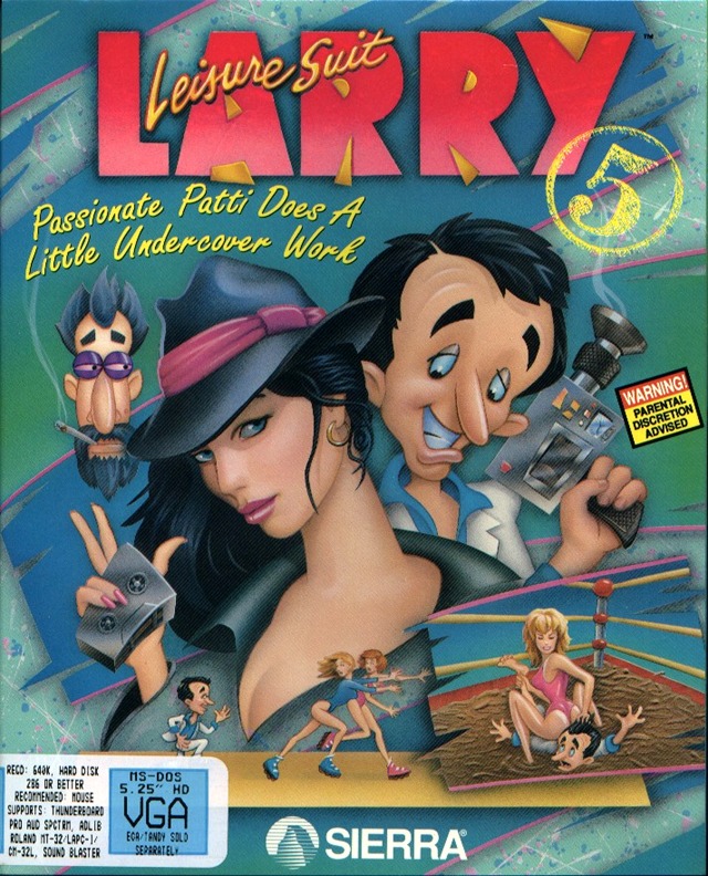 The coverart image of Leisure Suit Larry 5: Passionate Patti Does a Little Undercover Work
