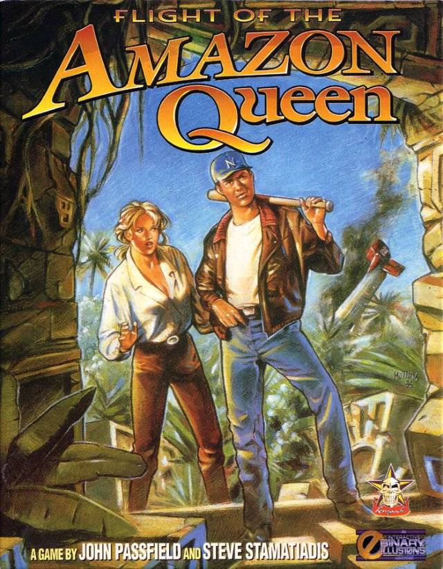 The coverart image of Flight of the Amazon Queen