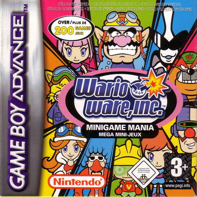 The coverart image of Wario Ware, Inc: Minigame Mania