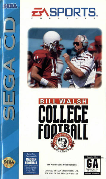 The coverart image of Bill Walsh College Football