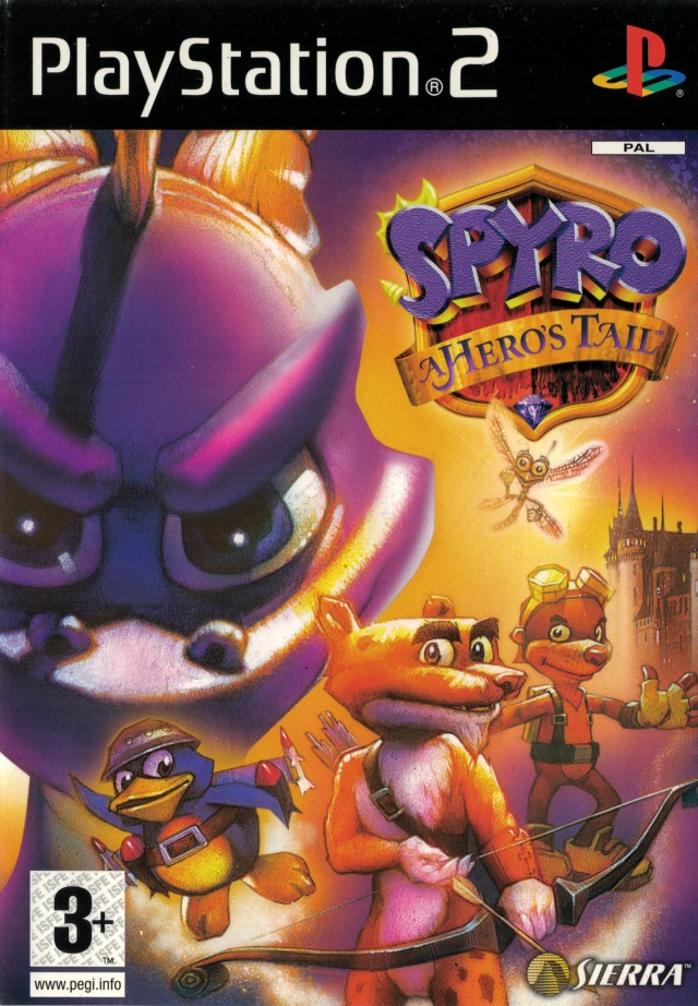 The coverart image of Spyro: A Hero's Tail