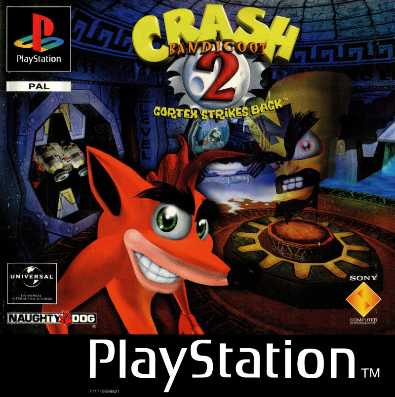 The coverart image of Crash Bandicoot 2: Cortex Strikes Back
