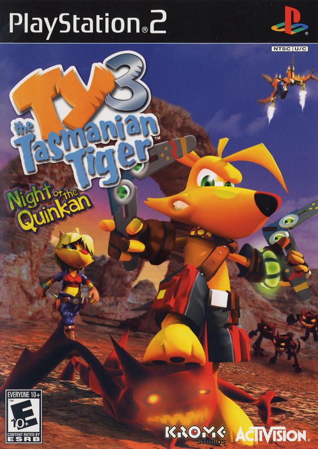 The coverart image of Ty the Tasmanian Tiger 3: Night of the Quinkan