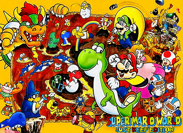 The coverart image of Super Mario World: Just Keef Edition (Hack)