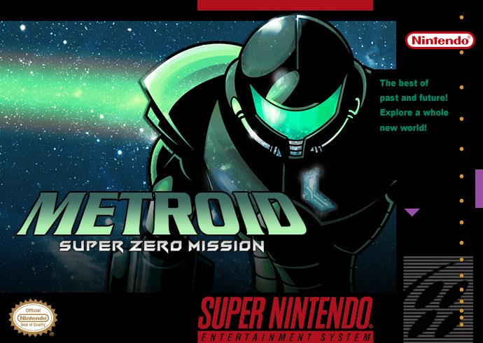 The coverart image of Metroid Super Zero Mission + Hard Type (Hack)