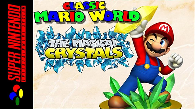 The coverart image of Classic Mario World: The Magical Crystals Definitive Version