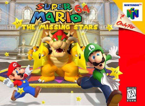 The coverart image of Super Mario 64: The Missing Stars