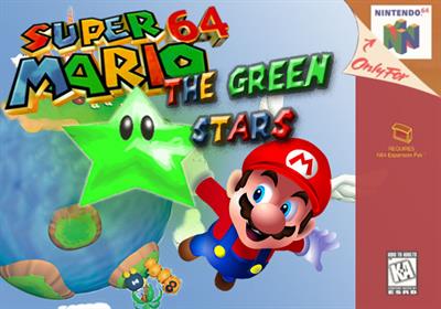 The coverart image of Super Mario 64: The Green Stars