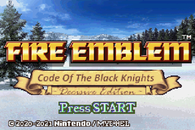 The coverart image of Fire Emblem: Code of the Black Knights - Decisive Edition