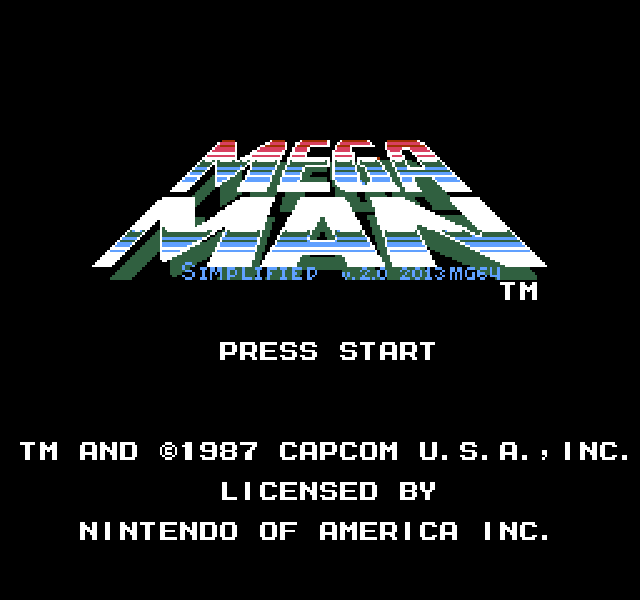 The coverart image of Mega Man Simplified