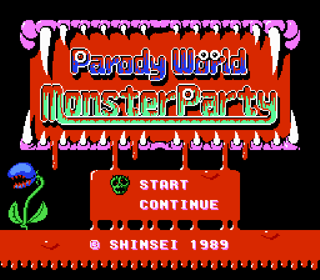 The coverart image of Parody World: Monster Party
