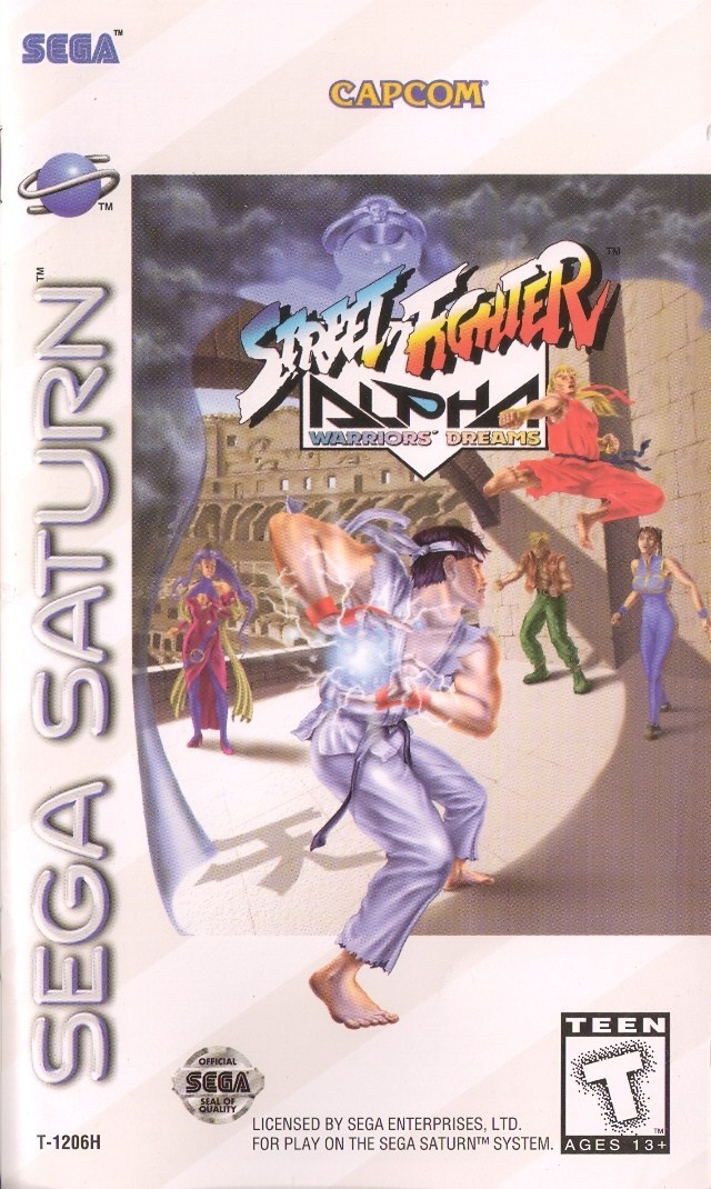 The coverart image of Street Fighter Alpha: Warriors' Dreams