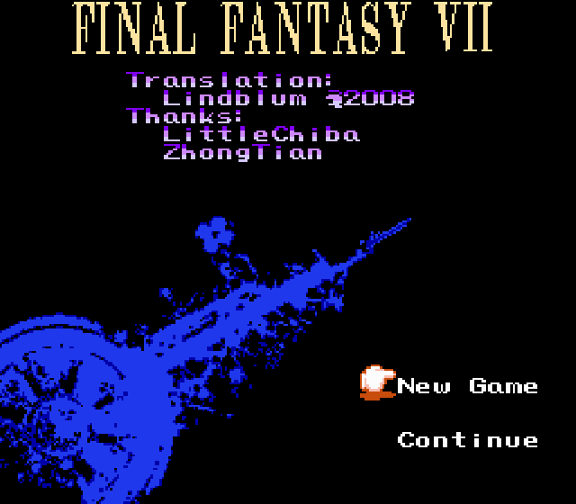The coverart image of Final Fantasy VII (Demake)