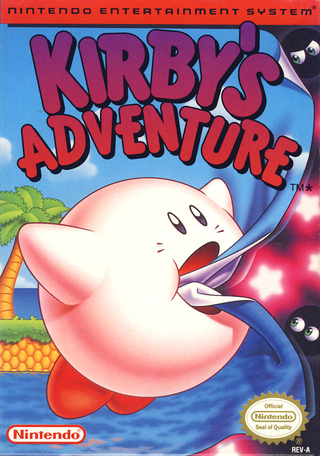 The coverart image of Kirby's Adventure