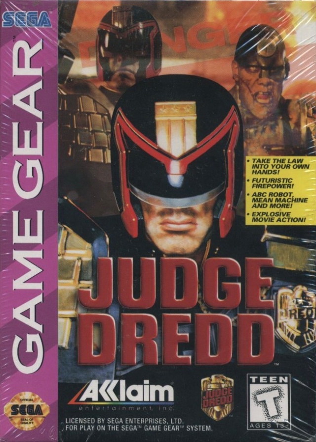 The coverart image of Judge Dredd