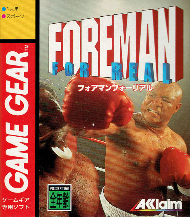 The coverart image of Foreman for Real