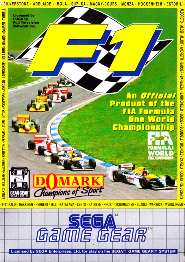 The coverart image of F1: World Championship Edition
