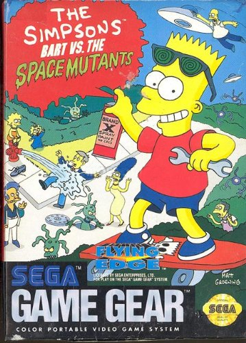 The coverart image of The Simpsons: Bart vs. the Space Mutants