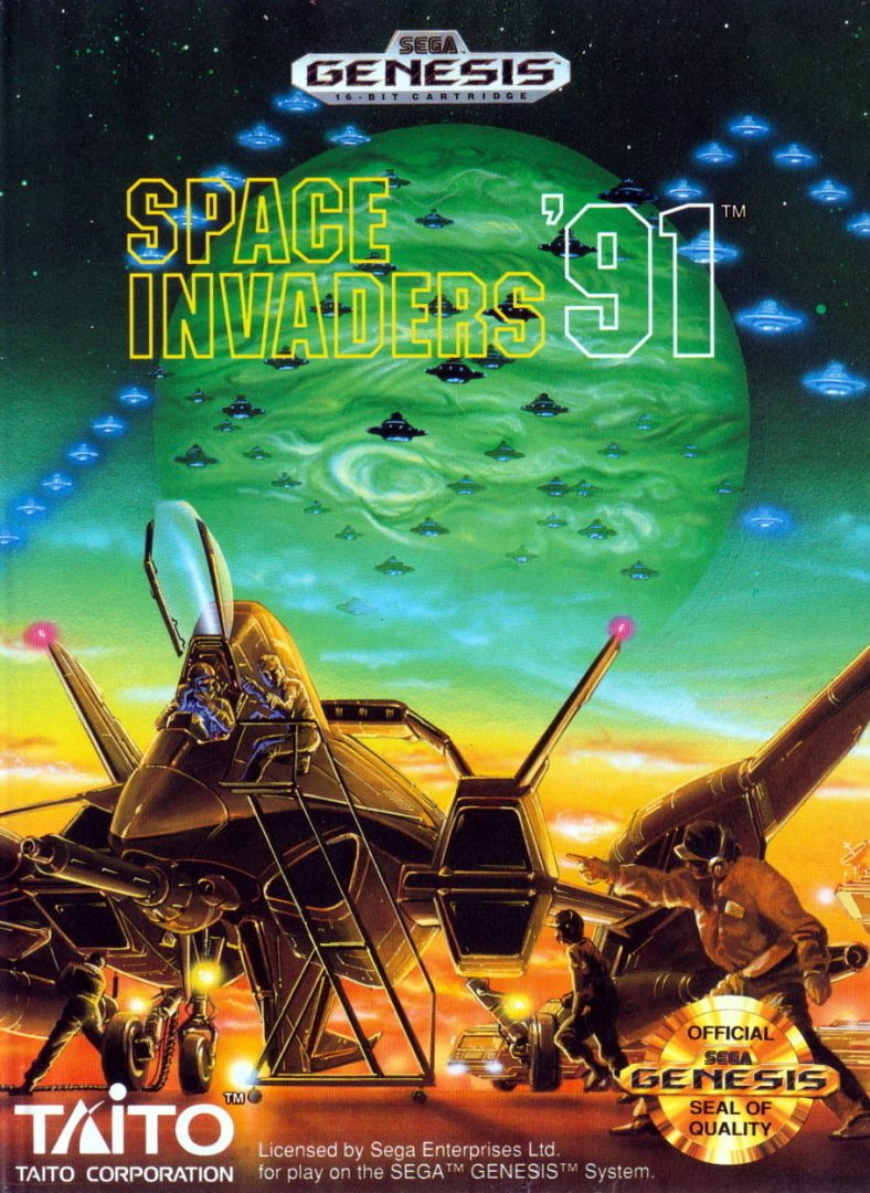 The coverart image of Space Invaders '91 / 90