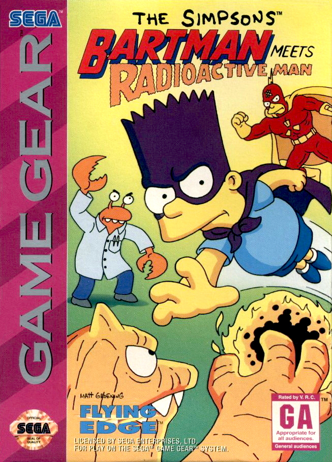 The coverart image of The Simpsons: Bartman Meets Radioactive Man