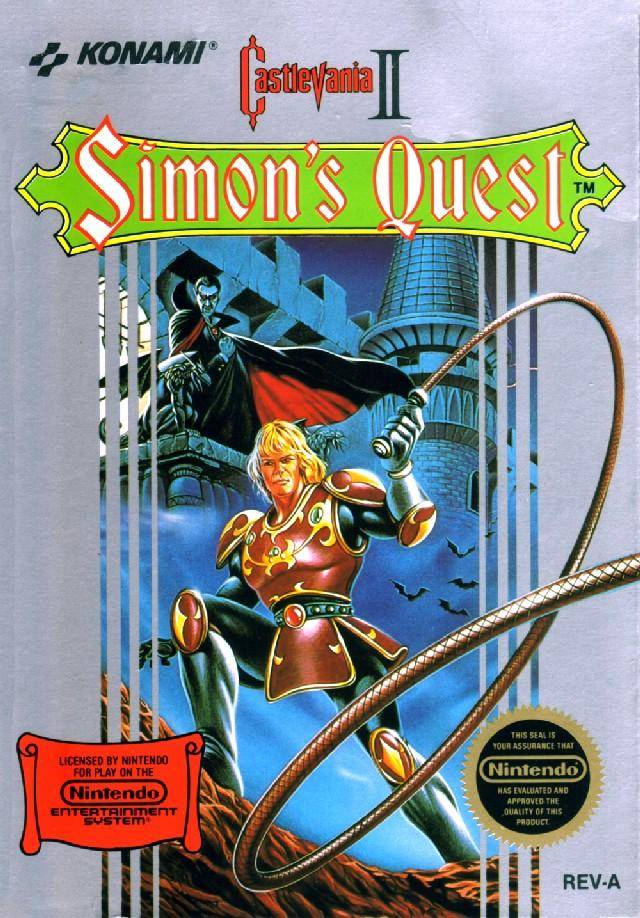 The coverart image of Castlevania II: Simon's Quest